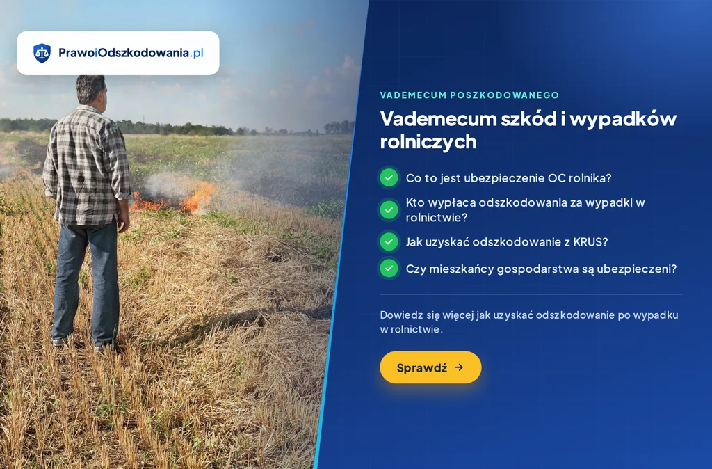 Vademecum wypadków w&nbsp;rolnictwie