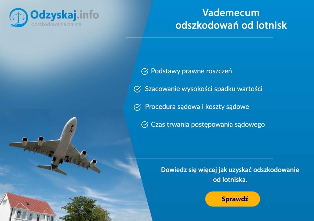 Vademecum – postępowanie sądowe o odszkodowanie od lotniska (wprowadzenie OOU w Gdańsku)